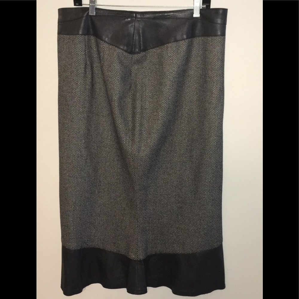 Vegan Leather Skirt